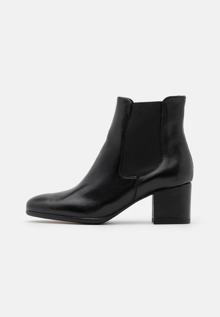 Bottines Anna Field Classiche Block heel Slip on Noir Femme | NGZ-6490756